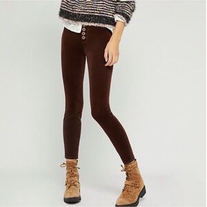 Anthropologie Brown Skinny Pants